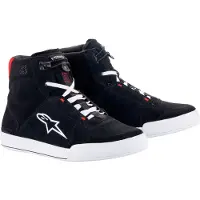 Alpinestars Chrome Zwart Wit Felrood Motorschoenen Maat US 13.5