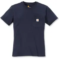 Carhartt dames t-shirt met borstzak S / Navy