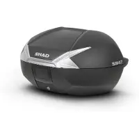 Shad SH47, bovenste koffer ,Zwart/Carbon Wit ,47 L
