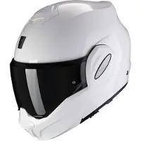 Scorpion Exo-Tech Evo Solid Wit Systeemhelm Maat XS