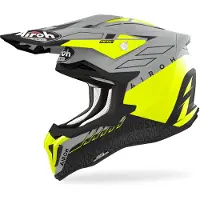 Airoh Strycker Skin Geel Mat Crosshelm Maat 2XL