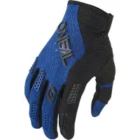 O'Neal Element Racewear Zwart Blauw Motorcross Handschoenen Maat S