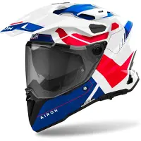 Airoh Commander 2 Reveal Endurohelm Wit/Blauw/Rood/Zwart M unisex