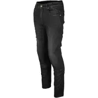 GMS Rattle Slim Zwart Grijze Motorjeans Maat W34/L36
