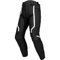 IXS Sport RS-600 1.0 Zwart Wit Leren Motorbroek Maat Short 265