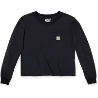 Carhartt Longsleeve Women Lightweight Pocket Black-XL