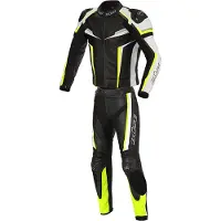 BSE Mille Zwart Wit Geel 2-Delig Motorpak Maat 52
