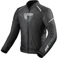 REV'IT! Sprint H2O Jas Zwart Wit Maat L