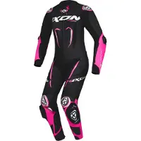 Ixon Vortex 3 Lady Zwart Roze Wit 1-Delig Motorpak Maat XS