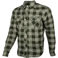 GMS Jaguar Zwart Olijf Motoroverhemd Maat 2XL
