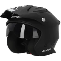 Acerbis Aria Solid Zwart Jethelm Maat M
