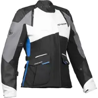 Ixon Balder Lady Zwart Grijs Blauw Textiele Motorjas Maat