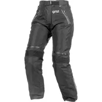GMS Highway 3 Dames Zwarte Waterdichte Textiele Motorbroek Maat 2XL