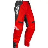 FLY Racing Fly F-16 Broek Rood / Houtskool / Wit || Maat: 28 US