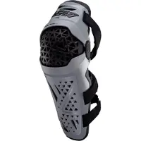 Leatt Dual Axis Pro Grijze Knie- en Scheenbeschermers Maat 2XL