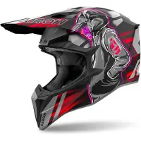 Airoh Wraaap Cyber Rood Matt Offroad Helm Maat L