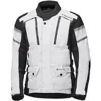 Held Omberg textillen motorjas, lichtgrijs/zwart, maat 4XL