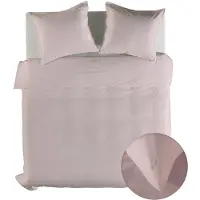 Yellow Suites Dekbedovertrek - Katoen 260 x 200/220 cm / Licht Roze