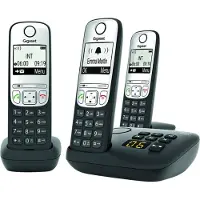 Gigaset A690A Trio, Telefoon, Zwart