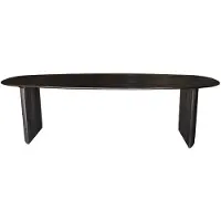 Giga Meubel Eettafel Feline Zwart 220cm
