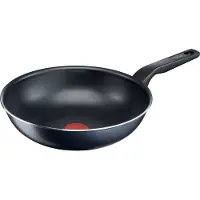 Tefal XL Force Wokpan 28cm Zwart zwart Aluminium Pan