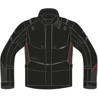 Modeka Trohn motorjas, textiel, zwart/donkergrijs, maat L
