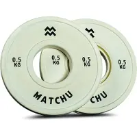 Matchu Sports Fractional plate 0.5 kg - 2 stuks - Beige - Rubber