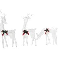 Beliani ANGELI - Kerstdecoratie - Wit - IJzer