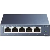 TP-LINK TL-SG105 Unmanaged netwerkswitch Zwart netwerkswitch