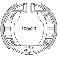 Newfren remsegment gf0152 ciao, si ø105mm voor (gietwiel)