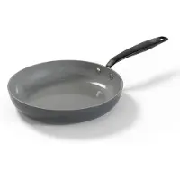 BE Living Essential Koekenpan - Ø 24 cm - Keramisch - PFAS vrij - Inductie - Grijs