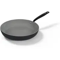 BE Living Koekenpan - Ø 28 cm - PFAS vrije Keramische Koekenpan inductie - Geschikt voor alle warmtebronnen - Zwart