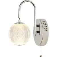 Searchlight Wandlamp Allure chroom