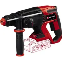 Einhell Power X-Change accuschroefboormachine TE-HD 18/20 Li - Solo, 18 volt (zwart/rood, zonder accu en oplader, geleverd in een koffer)