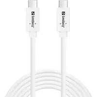 Sandberg - 136-54 - USB-kabel USB 3.2 Gen 2 (3.1 Gen 2) - 2 m - USB C - Wit