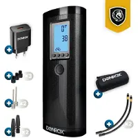 DONROX Ride F511 Premium - Draagbare compressor bandenpomp fiets - Inclusief Onderdelenpakket & Oplader