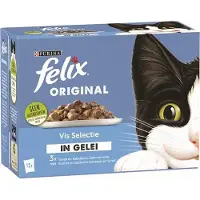 Felix Original Vis Selectie in Gelei 12 x 85 gr