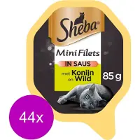 Sheba Alu Selection 85 g - Kattenvoer - 44 x Wild&Konijn
