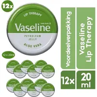 Vaseline Lip Therapy Aloe Vera Lippenbalsem Tray 12 X 20 Gram