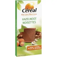 CEREAL 6x Chocolade Tablet Hazelnoot 80 gr