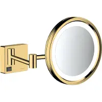 Hansgrohe Scheerspiegel AddStoris Met LED Licht Gepolijst Goud