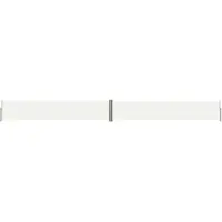 vidaXL Windscherm uittrekbaar 117x1200 cm crèmekleurig