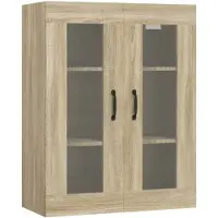 vidaXL Bovenkast 69,5x34x90 cm sonoma eikenkleurig