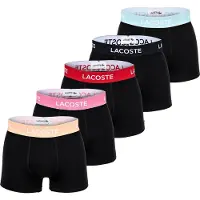 Lacoste Boxershort Men 5H5203 Black/Ledge-Reseda-Pastil (Set van 5)-M