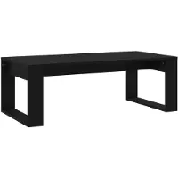 vidaXL Salontafel 102x50x35 cm bewerkt hout zwart