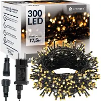 Springos Kerstverlichting | 15 m | 300 LED | Warm Wit