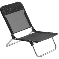 Fiam Quick Ligstoel Zwart - Ligstoelen en ligbedden Aluminium Black - 022TX ALU NE
