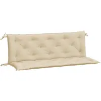 vidaXL Tuinbankkussens 2 st 150x50x7 cm oxford stof beige