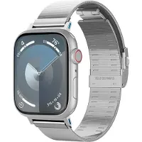 Spigen Sleek Link Apple Watch 49 / 46 / 45 / 44 Mm Bandje Zilver