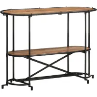 vidaXL Wandtafel 110x42x76 cm massief acaciahout